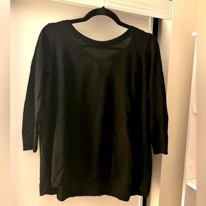 Club Monaco Classic Black Crew Neck Sweater